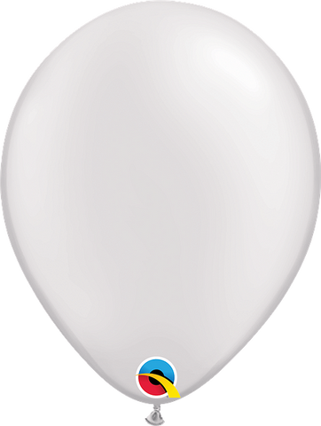 Ballon latex perlé - Blanc