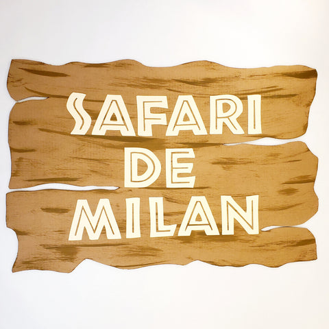 Panneau thématique - ''Safari de XX''
