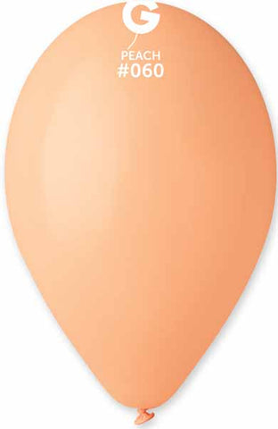Ballon latex standart - Pêche pastel