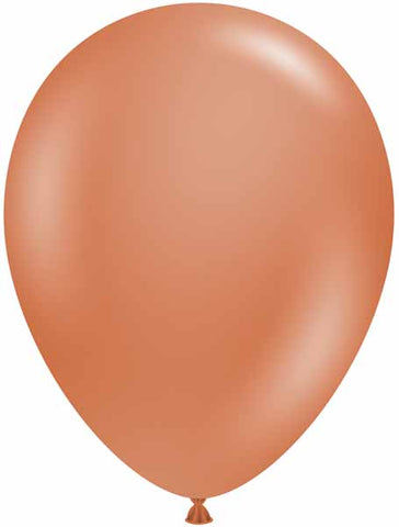 Ballon latex standard - Orange brulé / Rouille