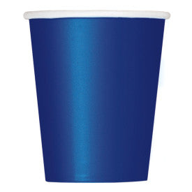 14 verres en carton - Bleu marine